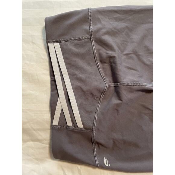 Athleta Motion360 Gray Striaght Leg Leggings Women’s Size S Yoga Workout Casual - Picture 3 of 8